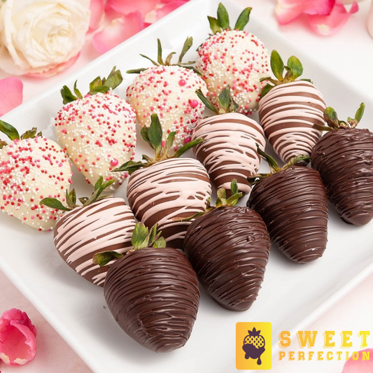 Mixed Chocolate Strawberry’s - 6 pieces